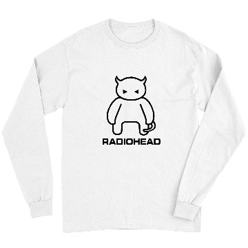 Discover Radiohead Black Fat Devil Long Sleeves