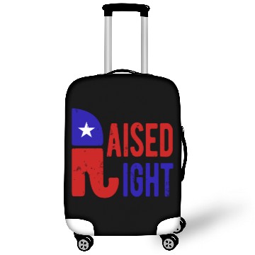Discover Raised Right Proud Republican Elephant Logo Usa Luggage Covers