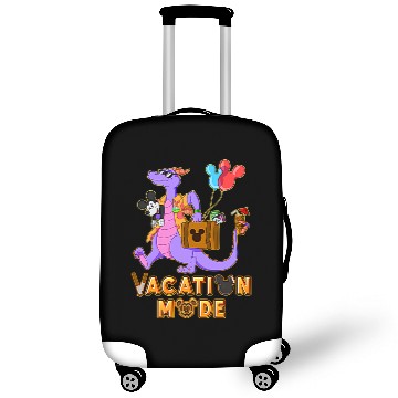 Discover Disney Funny Figment & Mickey Mouse Luggage Covers, Disneyland Luggage Covers