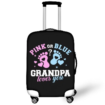 Discover Gender reveal grandpa Luggage Covers
