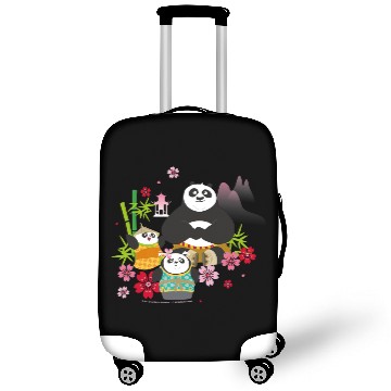 Discover Kung Fu Panda Po And Pandas Floral Luggage Covers