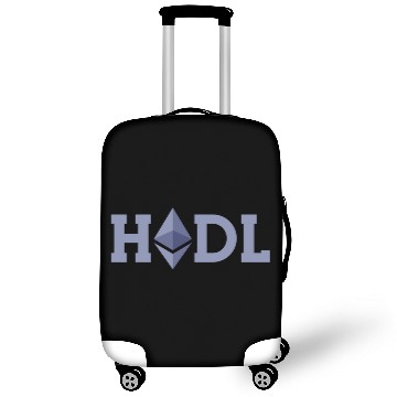 Discover Ethereum Logo Luggage Covers Hodl ETH Coin Crypto Bitcoin Trader Gift