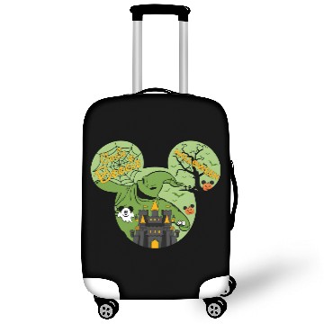 Discover Oogie Boogie Mickey Ear Halloween party Disneyland Oogie Boogie Luggage Covers