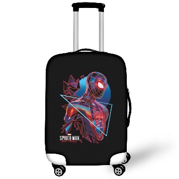 Discover Spider-Man Miles Morales Retro Geometric Shatter Luggage Covers