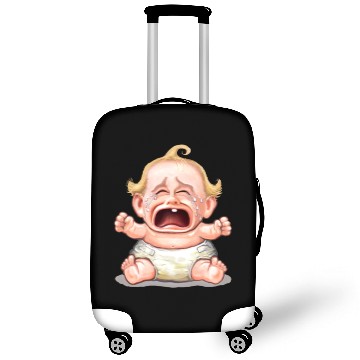 Discover crybaby big baby colicky diaper cry Luggage Covers