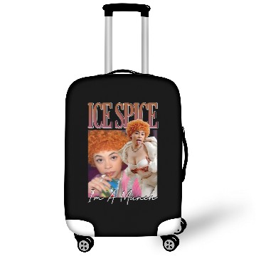 Discover Certified Munch Ice Spice Luggage Covers, Vintage Ice Spice Luggage Covers