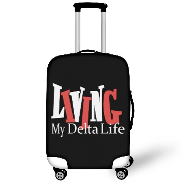 Discover Living My Delta Life - Delta Sigma Theta - Luggage Covers