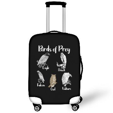 Discover Cute Owl Birds of Prey Eagle Hawk Falcon Owl Vulture Luggage Covers