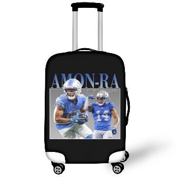 Discover Amon-Ra St. Brown Luggage Covers - Detroit Lions - Grit - OnePride