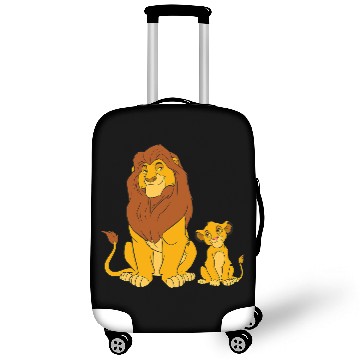 Discover Disney The Lion King Young Simba and Mufasa Hawaiians Luggage Covers