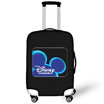 Discover Disney Channel  Mickey Mouse Blue Retro 2000s Logo Luggage Covers