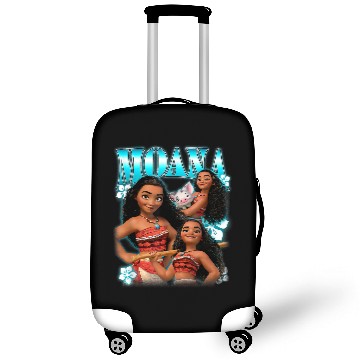 Discover Disney Moana Cute Pua And Moana Bravess Pose Collage 3D Luggage Covers