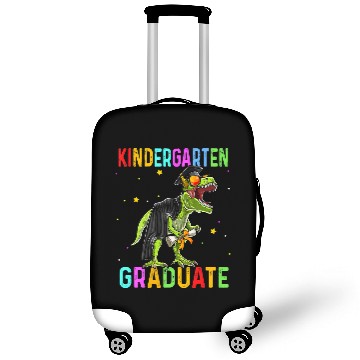 Discover Dinosaur Dino Kindergarten Graduate Dinosaur Trex Graduation Boy Kids Luggage Covers