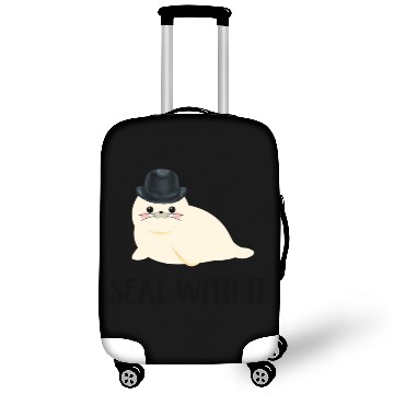 Discover White Sea Lion Luggage Covers Seal With It Luggage Covers