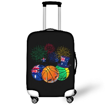 Discover Basketball Gift Coachs Happy Australia Day Basketball Coach Luggage Covers