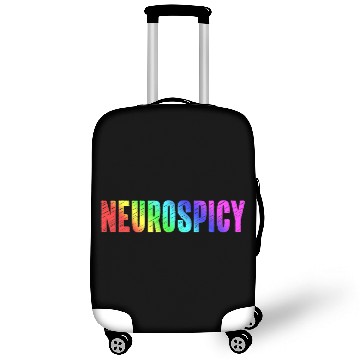 Discover Autistic Rainbow Neurospicy Neurodivergent ADHD Autism Spectrum Luggage Covers
