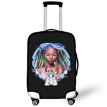 Discover Black Girl Magic Easter Spring Dreads Locs Melanin Sista Fun Luggage Covers