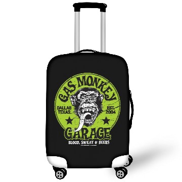 Discover Gas Monkey Garage Logo Blood Sweat and Beers Luggage Covers Luggage Covers