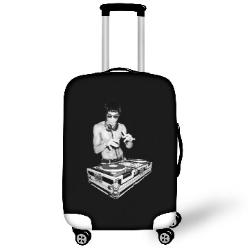 Discover DJ Bruce Lee Remastered V1 - Black and white - Bruce Dj - Luggage Covers
