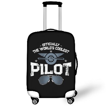 Discover ly The World's Coolest Pilot Civil Aviation Flight Luggage Covers