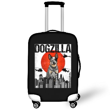 Discover Vintage Japanese Dogzilla Australian Cattle Dog Luggage Covers