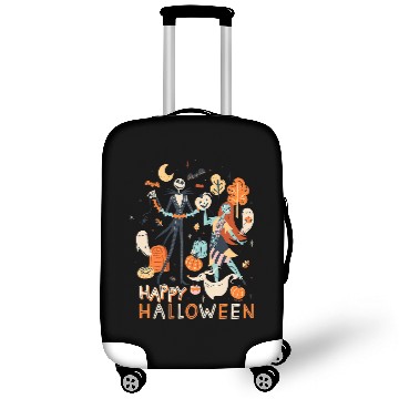 Discover Disney The Nightmare Before Christmas Jack Sally Halloween 3D Luggage Covers