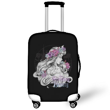 Discover Disneys Sleeping Beauty Floral Sketched Portrait Luggage Covers