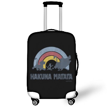 Discover Disneys lion king hakuna matata distressed rainbow logo premium Hawaiians Luggage Covers
