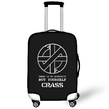 Discover Crass There Is No Authority But Yourself Luggage Covers