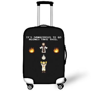 Discover Its Dangerous to Go Alone Luggage Covers