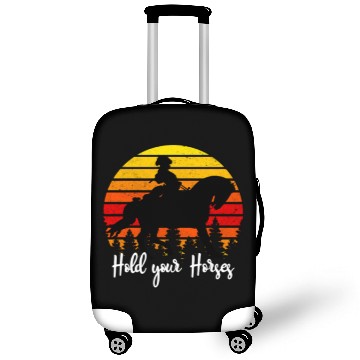Discover Funny horse lovers gift idea,Hold Your Horses Luggage Covers