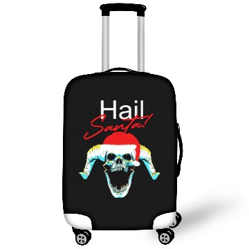 Discover Hail Santa Claus Skull funny Christmas Luggage Covers
