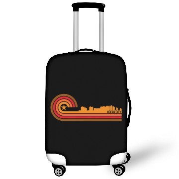 Discover Retro Style Ocean City Maryland Skyline Luggage Covers