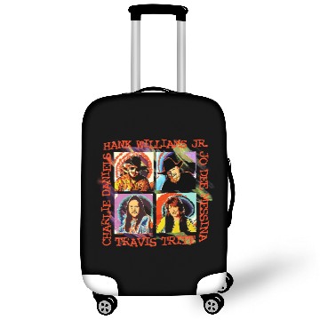 Discover Vintage 90s Hank Williams Jr Country Music Luggage Covers