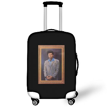 Discover Kramer Sienfeld painting Grey Luggage Covers sizes available S-3XL
