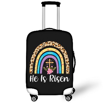 Discover Christian He Is Risen Rainbow Christian Happy Easter Jesus315 Christ Luggage Covers