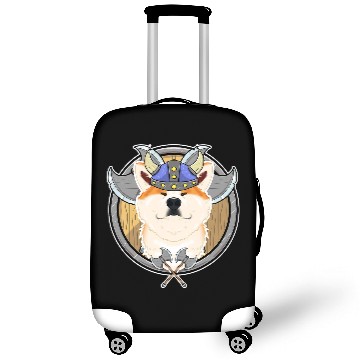 Discover Dog Akita Inu I Valhalla I Viking Luggage Covers