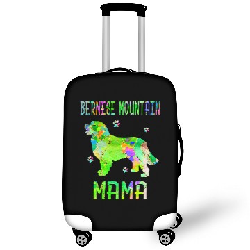 Discover Bernese Mountain Mama Colorful Dog Mom Lover Luggage Covers