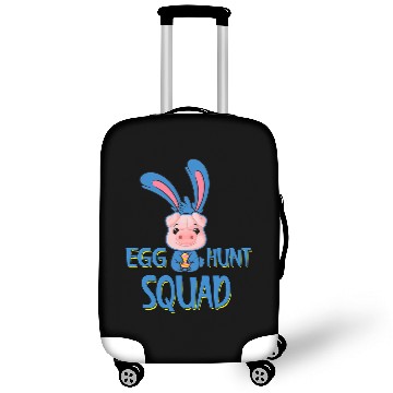 Discover Egg Hunt Squad Cute Pig Piggy Easter Day Eggs Hunting Cute 21 Luggage Covers