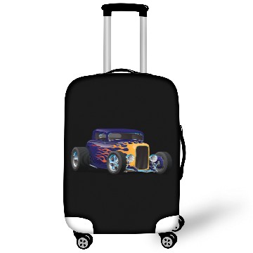 Discover Classic vintages Retro Custom Hot Rod Car Illustration 2 Luggage Covers