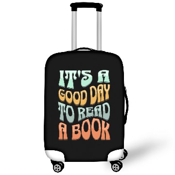 Discover Reading Book Its a Good Day To Read a Book Bookish Pride Librarian Retro Reader Luggage Covers