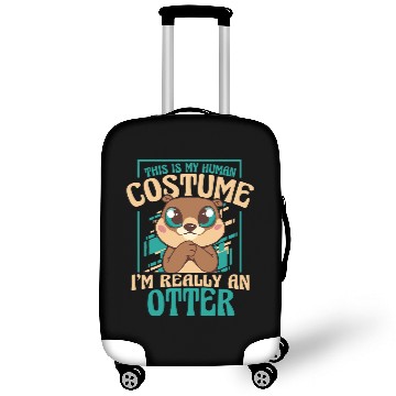 Discover Otters Sea Otter Otters Costume Luggage Covers