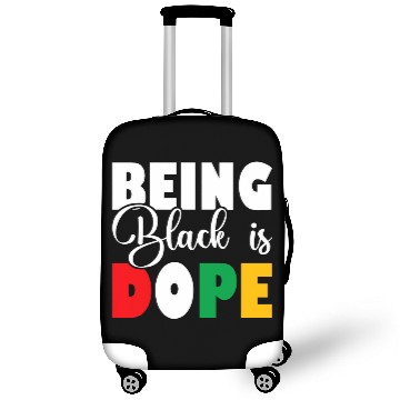 Discover Being Black is DOPE African History Month Melanin Luggage Covers