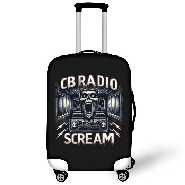 Discover CB Radio Scream Haunting Trucker Luggage Covers