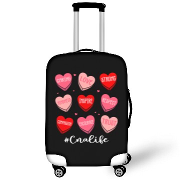 Discover Retro Hearts CNA nurses Valentines Day Women nurses Luggage Covers