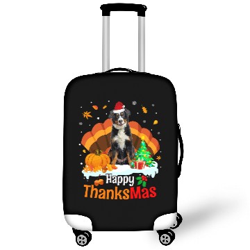 Discover Thanksgiving Bernese Mountain Happy Christmas Thanksmas Luggage Covers