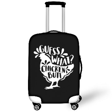 Discover Guess What Chicken Butt Funny Chicken 21 Luggage Covers