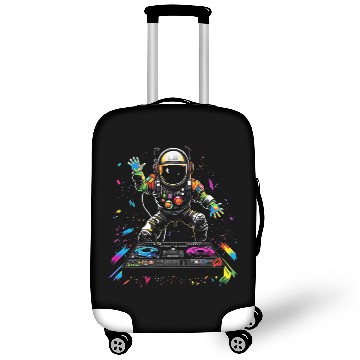 Discover Astronaut EDM Dance Festival Space Planets Solar System 8 Luggage Covers