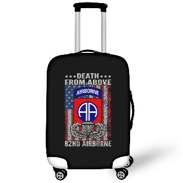 Discover Death From Above Patriotic 82nd Airborne Division Luggage Covers