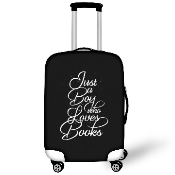 Discover Funny Book Lover Graphic for Men and Boys Librarians Readers Luggage Covers